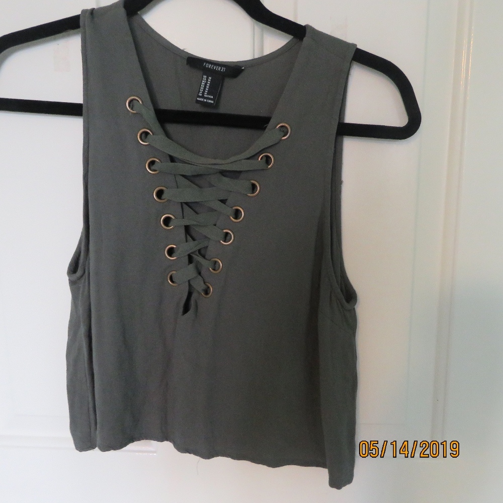 2 Tops (Green and Black)